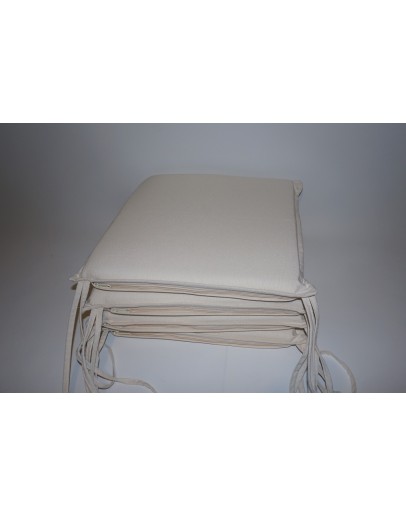 Houhouliarika: Μαξιλάρι καρέκλας με φερμουάρ, εκρού