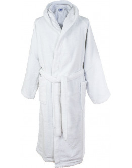 Dimcol: Μπουρνούζι με κουκούλα, 3010 Λευκό L