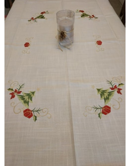 Χριστουγεννιάτικο Τραπεζομάντιλο με κέντημα, Έλατο