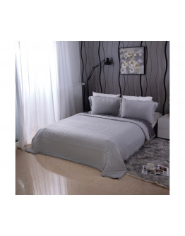 Silk Fashion: Σετ κουβρ-λί υπέρδιπλο, Pom Pom grey