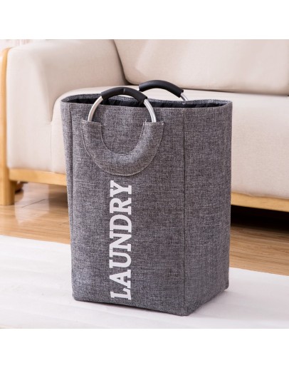 Υφασμάτινο καλάθι απλύτων, ΜΒ 602 γκρι