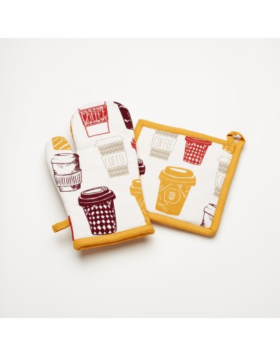 Salonica: Σετ γάντι-πιάστρα, Coffee