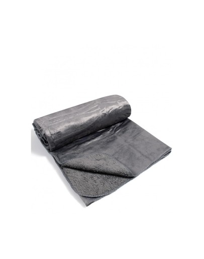Silk Fashion: Κουβέρτα fleece με sherpa, Velvet γκρι
