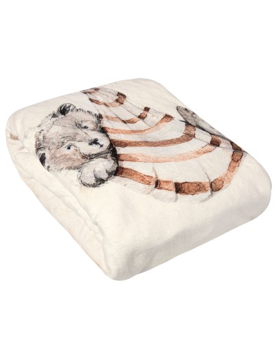 GREENWICH POLO CLUB ΚΟΥΒΕΡΤΑ FLEECE ΑΓΚΑΛΙΑΣ ESSENTIAL 8850 CREAM, TAUPE, TERACOTTA