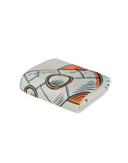 DAS BABY ΚΟΥΒΕΡΤΑ FLEECE ΚΟΥΝΙΑΣ FUN 4912 BLUE, GREY, ORANGE