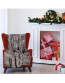 DAS HOME ΚΟΥΒΕΡΤΑ FLEECE 130Χ170 1362 GREY, RED