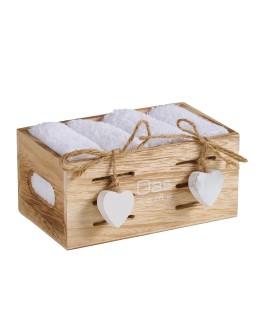 DAS HOME ΣΕΤ ΠΕΤΣΕΤΕΣ 4ΤΕΜΑΧΙΩΝ SOFT 4006 WHITE