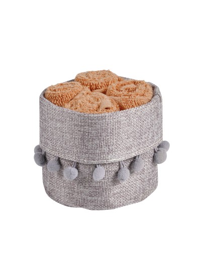 DAS HOME ΣΕΤ ΠΕΤΣΕΤΕΣ 4ΤΕΜΑΧΙΩΝ SOFT 4013 TERACOTTA