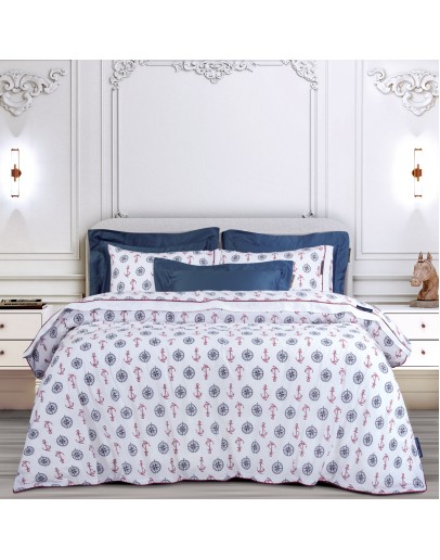 GREENWICH POLO CLUB ΣΕΤ ΣΕΝΤΟΝΙΑ ΥΠΕΡΔΙΠΛΑ ESSENTIAL 2182 ΚΟΚΚΙΝΟ, ΛΕΥΚΟ, ΜΠΛΕ