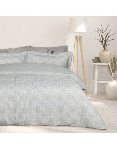 DAS HOME ΣΕΤ ΣΕΝΤΟΝΙΑ KING HAPPY 9673 TAUPE, WHITE