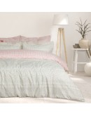 DAS HOME ΣΕΤ ΣΕΝΤΟΝΙΑ KING HAPPY 9674 GREY, ROSE