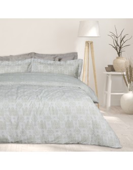 DAS HOME ΣΕΤ ΣΕΝΤΟΝΙΑ ΥΠΕΡΔΙΠΛΑ HAPPY 9673 TAUPE, WHITE