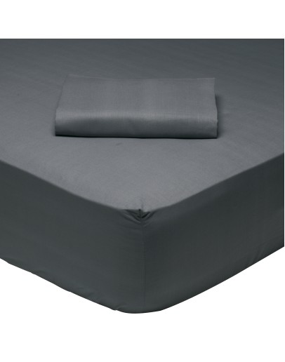 DAS HOME ΣΕΝΤΟΝΙ ΜΟΝΟ ΜΕ ΛΑΣΤΙΧΟ 100*200+35 DARK GREY 1007 DARK GREY