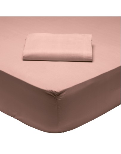 DAS HOME ΣΕΝΤΟΝΙ ΥΠΕΡΔΙΠΛΟ ΜΕ ΛΑΣΤΙΧΟ 170Χ200+35 SALMON 1011 SALMON