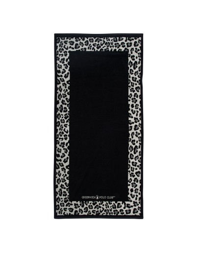 GREENWICH POLO CLUB ΠΕΤΣΕΤΑ ΘΑΛΑΣΣΗΣ 90Χ180 ESSENTIAL 3861 BEIGE, BLACK