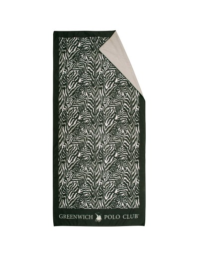 GREENWICH POLO CLUB ΠΕΤΣΕΤΑ ΘΑΛΑΣΣΗΣ 80Χ170 ESSENTIAL 4038 BLACK, TAUPE