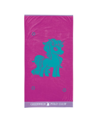 GREENWICH POLO CLUB JUNIOR ΠΕΤΣΕΤΑ ΘΑΛΑΣΣΗΣ 70Χ140 4074 MINT, PINK