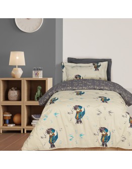 DAS KIDS ΣΕΤ ΣΕΝΤΟΝΙΑ ΜΟΝΑ 4939 BEIGE, GREY