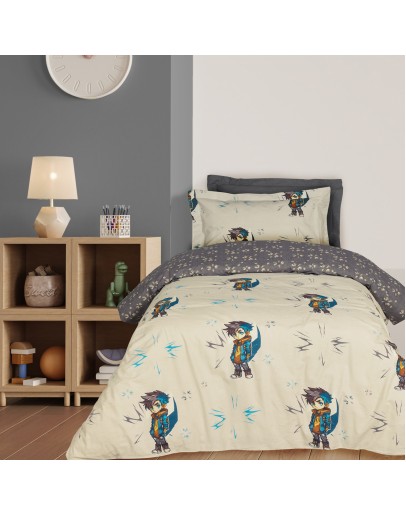 DAS KIDS ΣΕΤ ΣΕΝΤΟΝΙΑ ΜΟΝΑ 4939 BEIGE, GREY