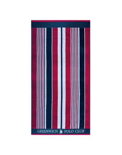 GREENWICH POLO CLUB ΠΕΤΣΕΤΑ ΘΑΛΑΣΣΗΣ 90Χ180 3632 BLUE, RED, WHITE