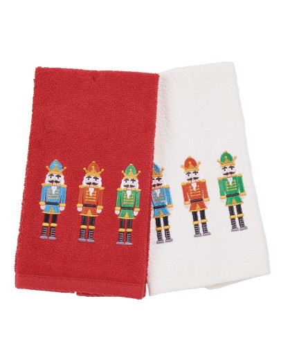 DAS HOME CHRISTMAS ΠΟΤΗΡΟΠΑΝΑ ΣΕΤ 2ΤΜΧ 30X50 0810 RED, WHITE