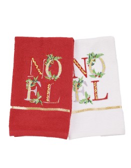 DAS HOME CHRISTMAS ΠΟΤΗΡΟΠΑΝΑ ΣΕΤ 2ΤΜΧ 30X50 0813 RED, WHITE