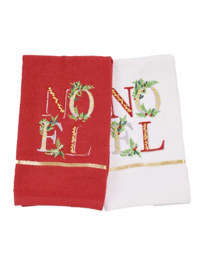 DAS HOME CHRISTMAS ΠΟΤΗΡΟΠΑΝΑ ΣΕΤ 2ΤΜΧ 30X50 0813 RED, WHITE