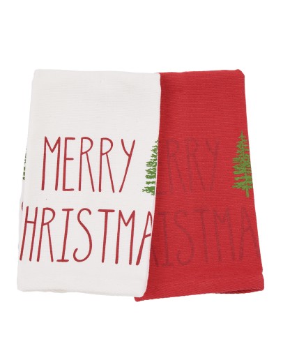 DAS HOME CHRISTMAS ΠΟΤΗΡΟΠΑΝΑ ΣΕΤ 2ΤΜΧ 30X50 0816 RED, WHITE