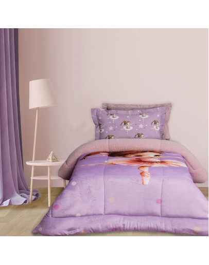 DAS KIDS ΚΟΥΒΕΡΤΟΠΑΠΛΩΜΑ 160Χ220 4972 PINK, PURPLE