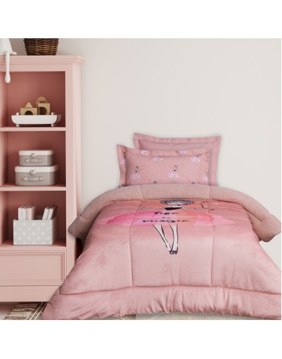 DAS KIDS ΚΟΥΒΕΡΤΟΠΑΠΛΩΜΑ 160Χ220 4973 PINK