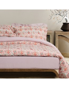 DAS HOME ΣΕΤ ΣΕΝΤΟΝΙΑ ΥΠΕΡΔΙΠΛΑ ΜΕ ΛΑΣΤΙΧΟ CASUAL 5437 MULTICOLOR