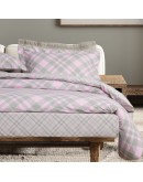 DAS HOME ΣΕΤ ΠΑΠΛΩΜΑΤΟΘΗΚΗ ΥΠΕΡΔΙΠΛΗ CASUAL 5436 MINT, PINK