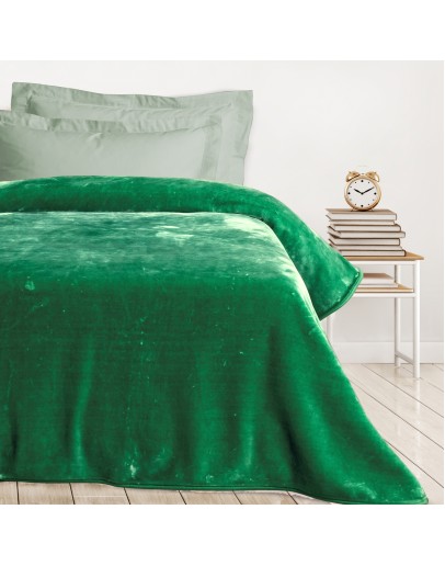 DAS KIDS ΚΟΥΒΕΡΤΑ VELOUR MONH 0293 GREEN