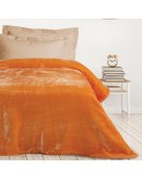 DAS KIDS ΚΟΥΒΕΡΤΑ VELOUR MONH 0297 SALMON