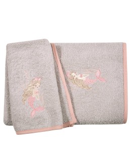 GREENWICH POLO CLUB ΣΕΤ ΠΕΤΣΕΤΕΣ BABY ESSENTIAL 8853 GREY, PINK