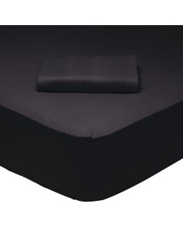 DAS HOME ΣΕΝΤΟΝΙ KING ΜΕ ΛΑΣΤΙΧΟ 180*200+35 BLACK 1015 BLACK