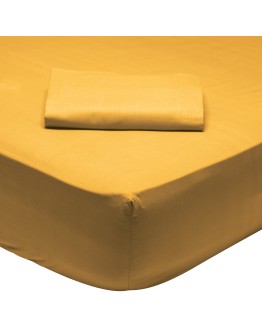 DAS HOME ΣΕΝΤΟΝΙ KING ΜΕ ΛΑΣΤΙΧΟ 180*200+35 MUSTARD 1019 MUSTARD