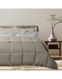 DAS HOME ΠΑΠΛΩΜΑ ΥΠΕΡΔΙΠΛΟ HAPPY 9692 TAUPE