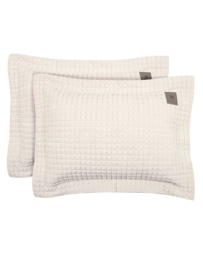 GREENWICH POLO CLUB ΖΕΥΓΟΣ ΜΑΞΙΛΑΡΟΘΗΚΕΣ CLASSIC 4429 IVORY