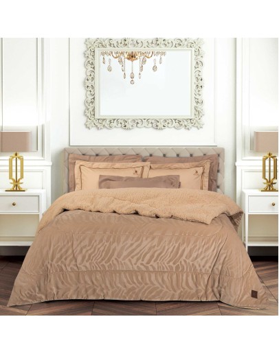 GREENWICH POLO CLUB ΚΟΥΒΕΡΤΟΠΑΠΛΩΜΑ KING SHERPA ESSENTIAL 4434 BEIGE