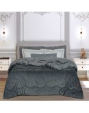 GREENWICH POLO CLUB ΚΟΥΒΕΡΤΟΠΑΠΛΩΜΑ RABBIT FAUX FUR KING ESSENTIAL 3954 GREY