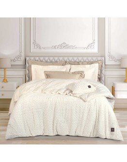 GREENWICH POLO CLUB ΚΟΥΒΕΡΤΟΠΑΠΛΩΜΑ RABBIT FAUX FUR KING ESSENTIAL 3959 WHITE