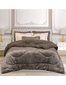 GREENWICH POLO CLUB ΚΟΥΒΕΡΤΟΠΑΠΛΩΜΑ ΥΠΕΡΔΙΠΛΟ ESSENTIAL 3958 TAUPE