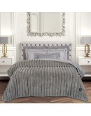 GREENWICH POLO CLUB ΚΟΥΒΕΡΤΑ FAUX FUR ΥΠΕΡΔΙΠΛΗ PREMIUM 3831 TAUPE