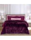 GREENWICH POLO CLUB ΚΟΥΒΕΡΤΑ FLEECE 220X240 ESSENTIAL 4440 BORDEAUX