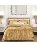 GREENWICH POLO CLUB ΚΟΥΒΕΡΤΑ FLEECE 220X240 ESSENTIAL 4441 OCHRE