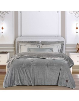 GREENWICH POLO CLUB ΚΟΥΒΕΡΤΑ FLEECE 220X240 ESSENTIAL 4439 GREY