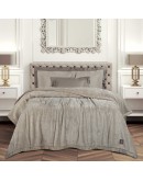 GREENWICH POLO CLUB ΚΟΥΒΕΡΤΑ VELOUR KING ESSENTIAL 3972 TAUPE