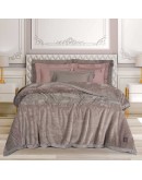 GREENWICH POLO CLUB ΚΟΥΒΕΡΤΑ VELOUR KING ESSENTIAL 3973 DUSTY LILAC