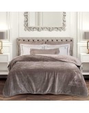 GREENWICH POLO CLUB ΚΟΥΒΕΡΤΑ VELOUR ΥΠΕΡΔΙΠΛΗ ESSENTIAL 3497 TAUPE